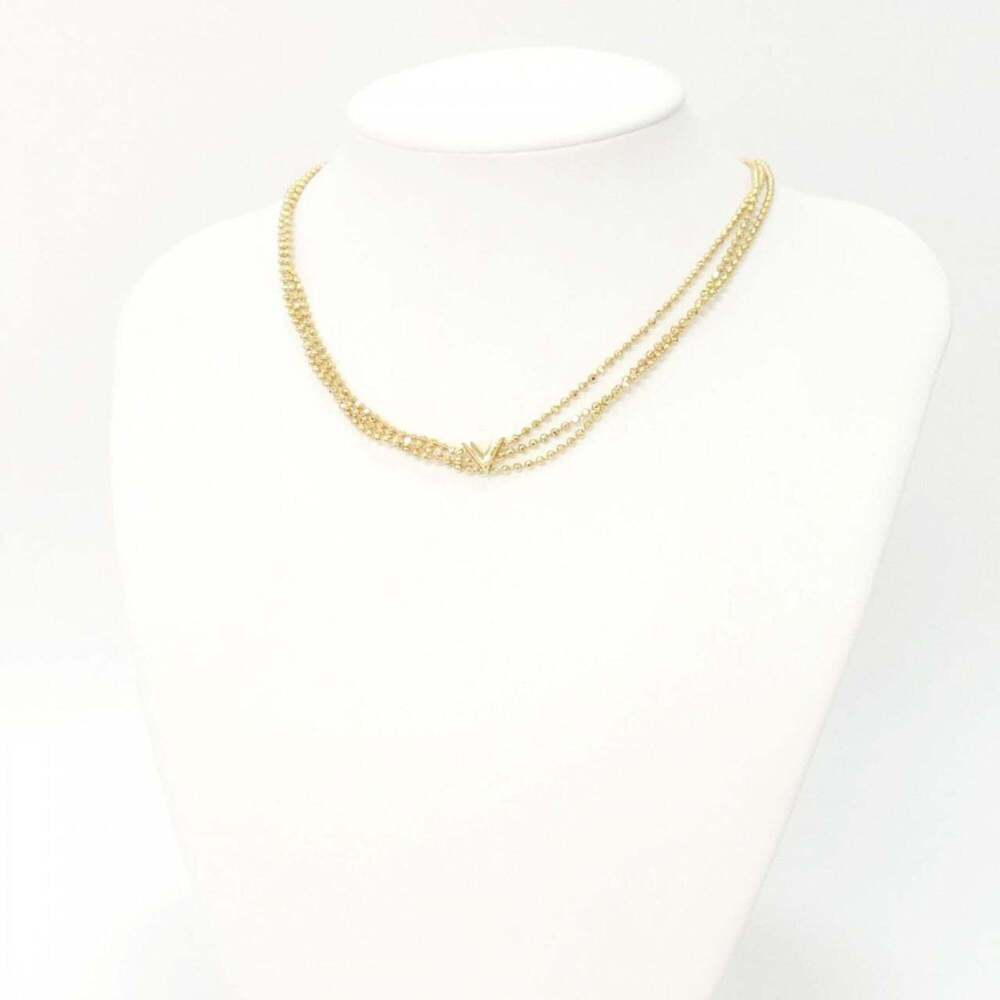 LOUIS VUITTON Gold Necklace - Picture 5 of 5